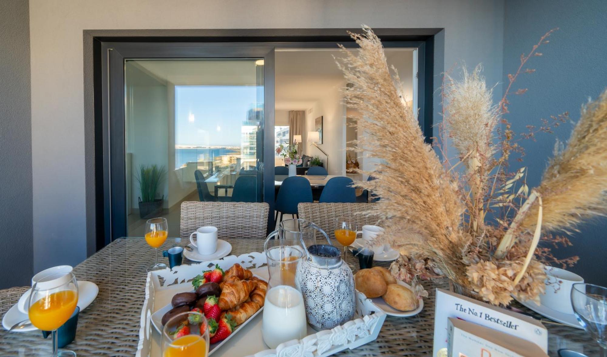 Apartamento Premium Con Jacuzzi Y Vistas Al Mar En Punta Prima, Torrevieja By Rentalole Ngoại thất bức ảnh