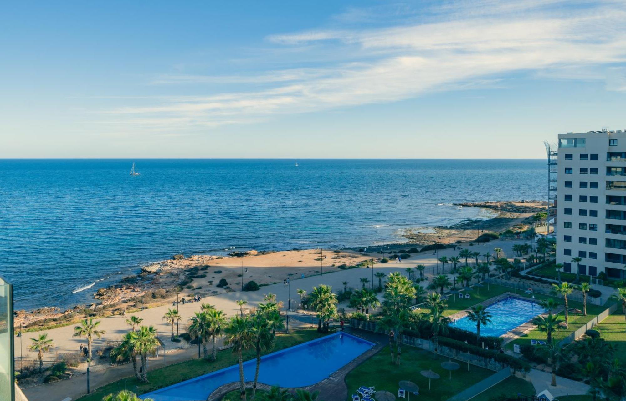 Apartamento Premium Con Jacuzzi Y Vistas Al Mar En Punta Prima, Torrevieja By Rentalole Ngoại thất bức ảnh