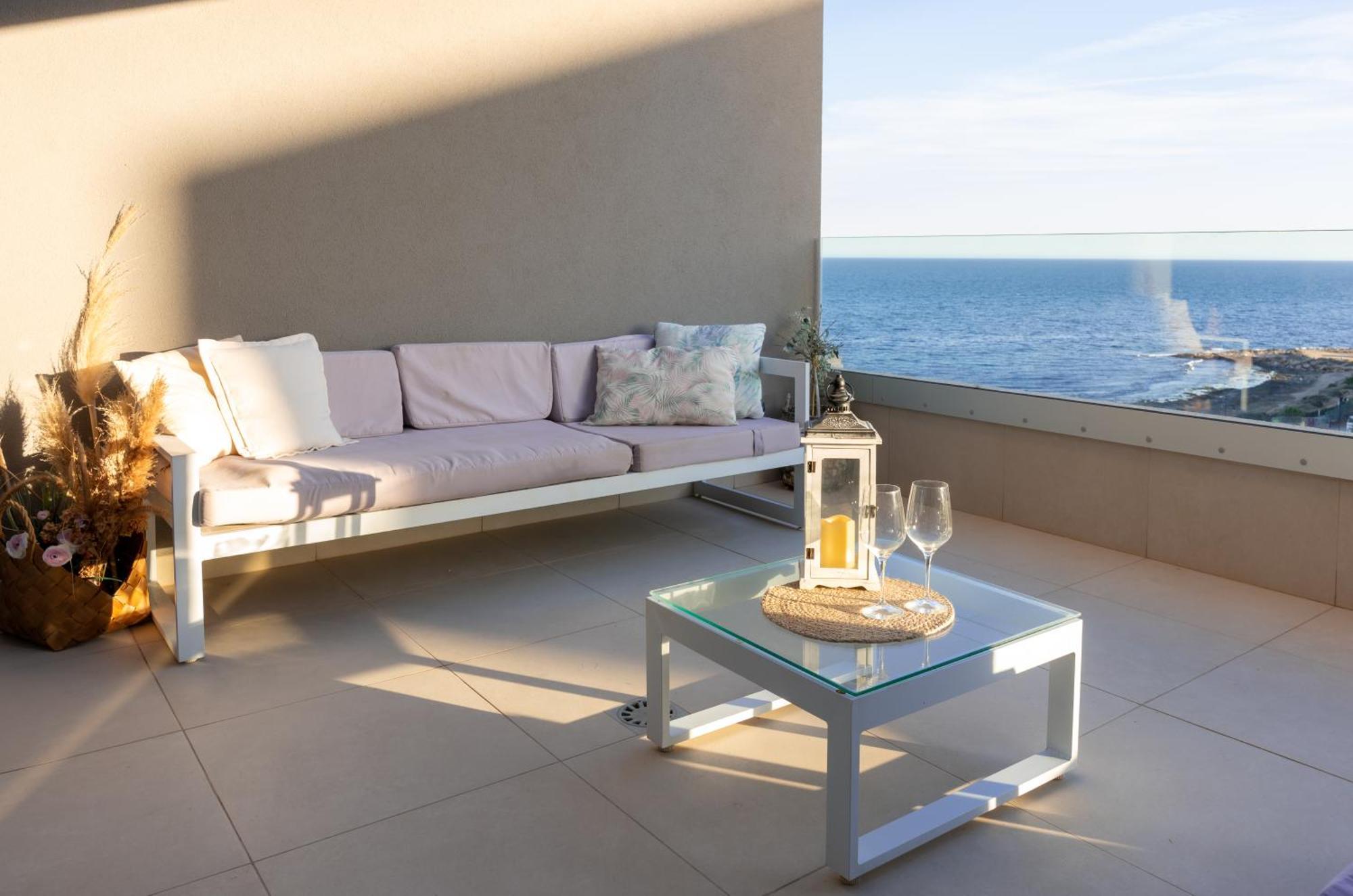 Apartamento Premium Con Jacuzzi Y Vistas Al Mar En Punta Prima, Torrevieja By Rentalole Ngoại thất bức ảnh
